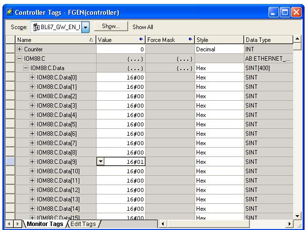 Activating QuickConnect 8.5 Activating QuickConnect The QuickConnect-function of the FGEN-stations is activated via: Configuration Assembly, byte 9, bit 1.