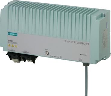 Special designs, special uses High degree of protection 3-phase, 24 V DC (ET200pro PS, IP67) Overview The SIMATIC ET200pro PS power supply unit with degree of protection IP67 is used as the