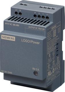 LOGO!Power Overview 1-phase, 15 V DC Our new miniature power supply units in the same design as the logic modules offer great performance in the smallest space: Efficiency has been improved across