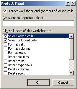 5.3.2 Protecting Specific Worksheet or Workbook Elements When you share an Excel file so that others can collaborate on the data, you can prevent any user from making changes to specific worksheet or