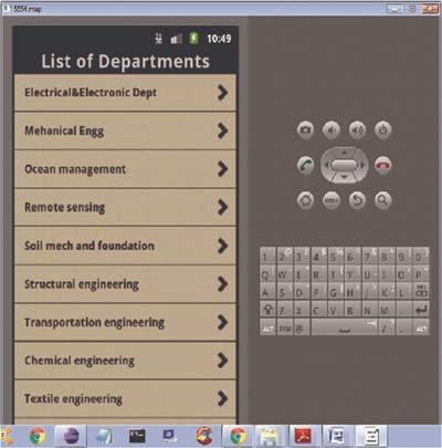 6: Basic map layout Android Application Functionality and Deployment The software which has