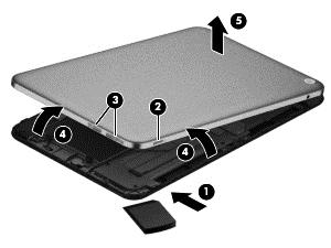 CAUTION: Before turning the display panel assembly upside down, make sure the work surface is clear of tools, screws, and any other foreign objects.