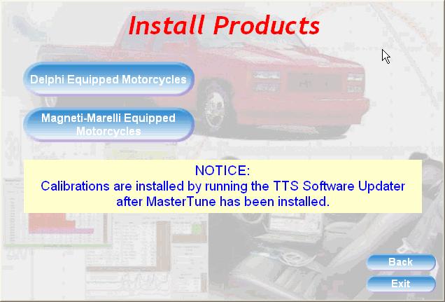 Click on the Install Products button to open the Products window: Figure 2-5: Install Products Window Click the Delphi Equipped