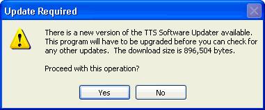 Note: MasterTune, VTune and the TTS Software Updater will install the Microsoft.Net 4 framework on the computer if it is not present. This can take considerable time on older systems. 2.3.