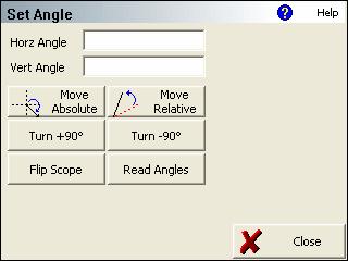 Set Angles Dialog - Can now dynamically read angles by using the Read Angles button.