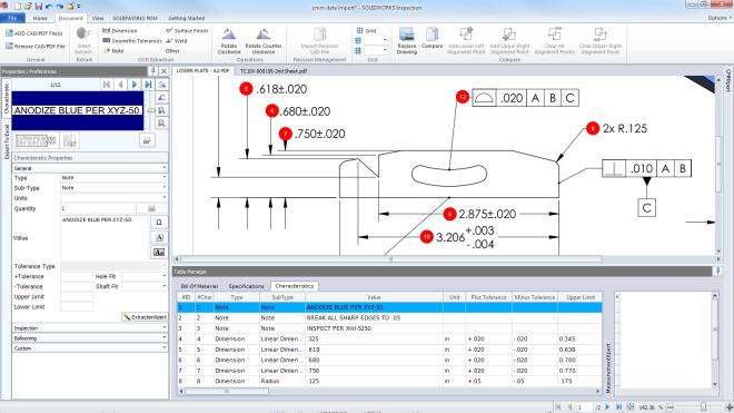 SOLIDWORKS Inspection Ignore Basic Dimensions You can ignore basic dimensions from measurements input so they are not flagged.