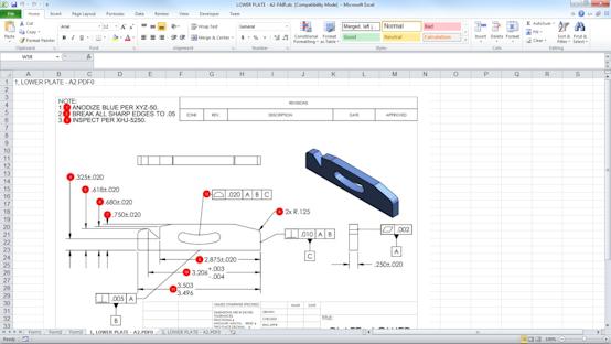 SOLIDWORKS Inspection Revision Management You can use the Revision Management tool to analyze changes between two CAD files and view a summary of all added, removed, or modified annotations.
