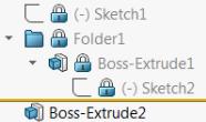 In a part or assembly, click Defeature (Tools toolbar) or click Tools > Defeature.