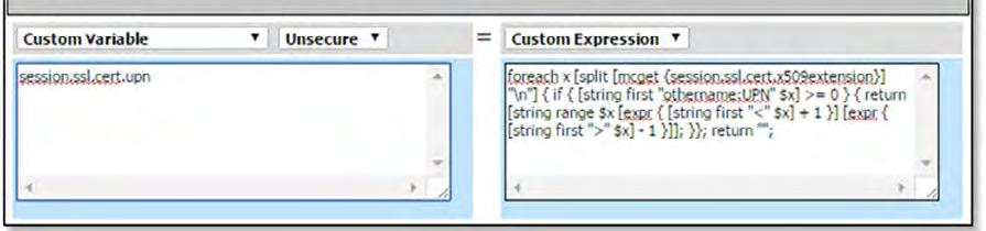 ACCESS PROGRAmmABILITY CHANGING policy behavior Figure 9.12: Variable Assign agent custom expression Note The Custom Expression field is a simple text block.