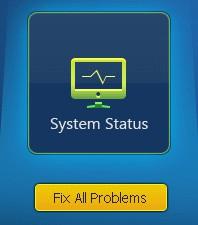 After the scan has finished, the results will be displayed in the 'System Status' screen: Click 'Fix All Problems' if you want PC TuneUp to begin correcting all discovered issues Deselect the check