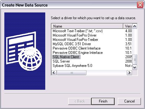 If you do not create a Data Source (DSN) to connect to your databases, Sage 300 ERP can connect to the SQL Server directly using the server name and default settings. 1.