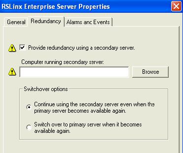 Chapter 5 Define RSLinx Enterprise server properties For Local applications, the computer hosting the RSLinx Enterprise server defaults to localhost and cannot be changed.