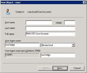 Task 1: Create an Active Directory Account for the RMX System You need to create an Active Directory account to register the RMX system with the Lync Server and to automatically synchronize with the