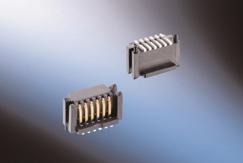 6 Pin Single Row Version The SMT connector series MicroStac with 0.8 mm pitch and with SMT termination is based on a hermaphroditic design.