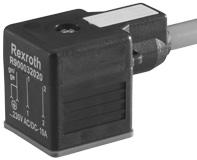 "large cubic connector" Mating connectors for valves with one or two Without circuitry: solenoids
