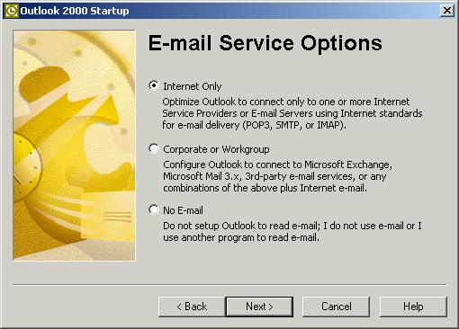 clients_ba.fm Mailbox Processing on the PC and the E-Mail Service Microsoft Outlook in Internet Mail Operation 2.