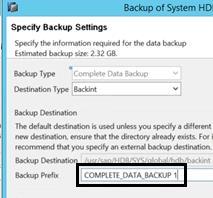 Database Recovery Following are the troubleshooting options when you experience specific errors that are listed below: When backup fails to submit with an error in