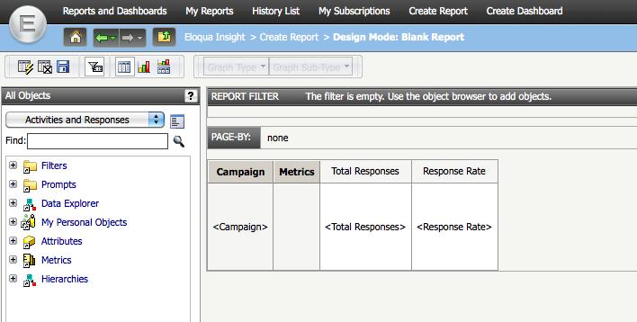 All Objects Related Reports The Related Reports pane displays links to reports and documents