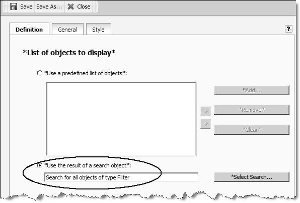 5. Specify a title and instructions for the prompt in the Title and Instructions boxes. 6. Click Save As. 7.