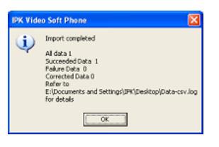 Document Revision 3 Electra Elite IPK/IPK II 5. Click Open. Now you are back to the Import screen, and the file name which is selected in step 4 is displayed on File Name box. 6.