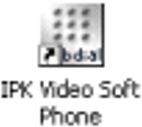 Starting IPK Soft Phone Chapter 5 IPK Soft Phone automatically runs when the PC is booting up if IPK Soft Phone is registered in Start Up.