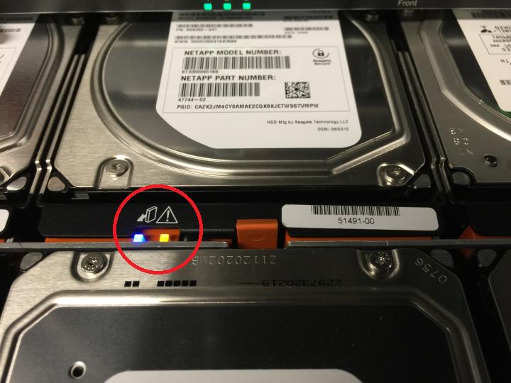 HSP 137 Replacing a disk drive in a Primary Storage Shelf or an Expansion