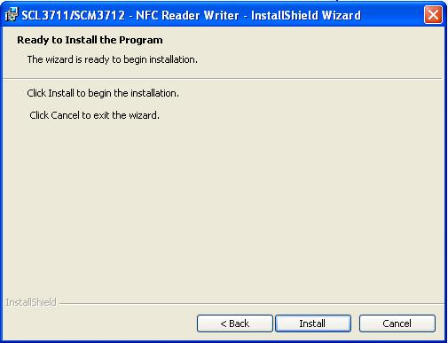 SCM3712 REFERENCE MANUAL 28 Then install After a few minutes, you are notified the installation happened correctly You