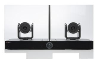 conversations Specially-designed camera with a wide field of view and flexible pan and tilt adjustments ideal for spaces that are sometimes wider than they are deep Compact design sits right on top