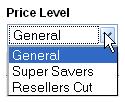 Click the Save Selected button when finished to save your changes. To see all the price levels of a particular product at one time, click the Edit button for the desired product.