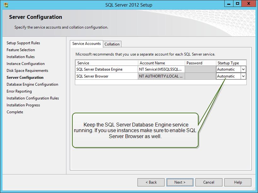 If you want to announce the presence of your SQL Server on the network, enable the service SQL Server Browser.