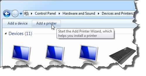 3. Follow on-screen instructions. 4. Select your printer from the list. Click Next. 5. Select the port where you have connected your printer and click the Finish button.