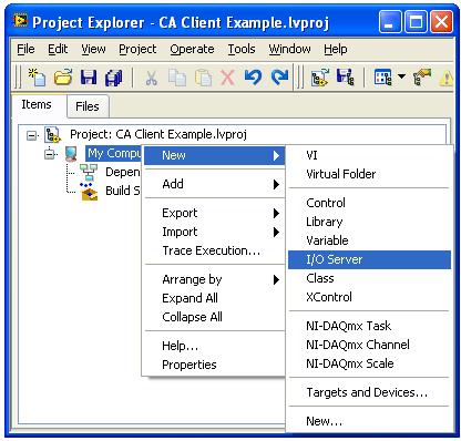 Demo 2 - CA Client Create an empty project Create a new