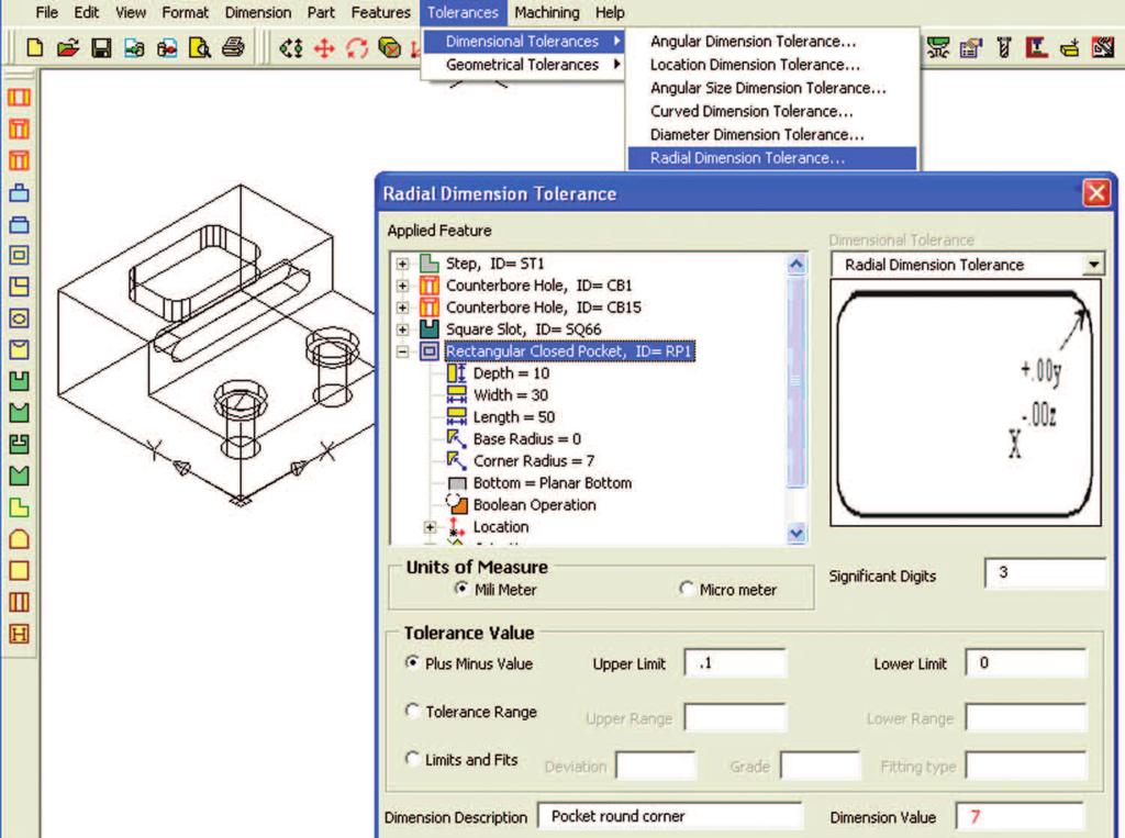 STEP-based feature modeller for computer-aided process planning 3095 Figure 5. Feature tolerance attachments. applications, or being interpreted differently by different applications.