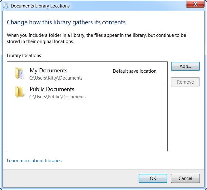 Working with Folders and Files Modifying and Deleting Libraries You don t always have to create a new library. Save time by modifying an existing library s criteria instead.