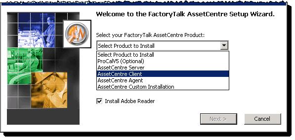 Chapter 5 Install FactoryTalk AssetCentre clients 3. Follow the on-screen instructions to continue until you get to the Select features screen. In the Select features screen, select.net Framework 3.