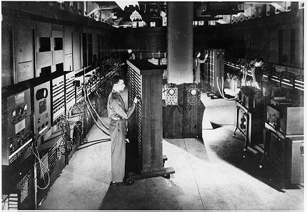 Eniac (1943) A general view of the ENIAC, the world's first all