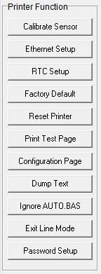 6.2 Printer Function 1. Connect the printer and computer with a cable. 2. Select the PC interface connected with bar code printer.