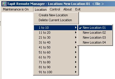 Scenario 3: call records are polled from buffer box IP address via LAN/WAN or Internet. 1. Click on Location. 2. Click on the location you want to set the settings for. 3. Settings for New Location 01 screen appears.