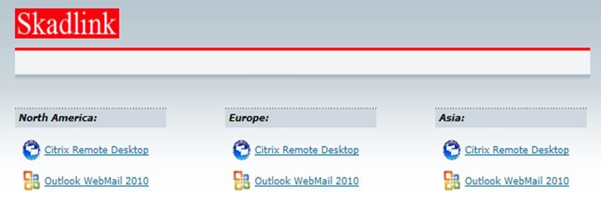 com and click on Windows Citrix Desktop Software to install the Citrix browser plug-in. LOG ON TO REMOTE DESKTOP Connect to the Skadden Remote Access page on the internet at http://skadlink.skadden.