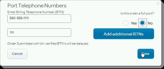 Transfer phone numbers ( of 5) Use AT&T Collaborate to transfer (port) phone numbers to AT&T BTNs Easily port phone numbers from another service provider to AT&T Billing Telephone Numbers