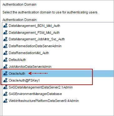 32 Chapter 5 Post-Installation Configuration Figure 5.3 Defining the Data Service Authentication Domain CAUTION: Select a stand-alone data source domain.