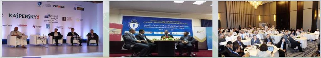 14 Workshops 20 Conferences & Summits 2013 March - Arab Regional Cybersecurity Summit- Oman October- GITEX Dubai- UAE November- ITU Telecom World- Thailand 2014 April- Arab regional cyber security