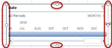PivotTable Timeline The Timeline feature, which was introduced in Excel 2013, allows users to filter a PivotTable by using a