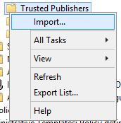 Click the Next button on the Welcome wizard. On the File to Import page, browse out to the certificate file location where the certificate was exported.