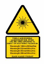 Laser Sheet: Safety The laser used are usually in Class 4 High power devices; hazardous to the eyes (especially from reflected beam) and skin; can be also a fire hazard - Keep all reflective