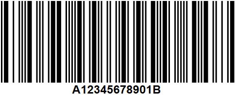 Code93 A self-checking and binary level linear barcode symbology with no check sum digit