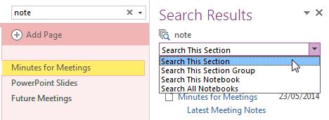 You can also rearrange the results to display in Section order, date entered order, or by Page title. Before beginning ensure that you have completed the previous page.