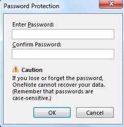 We will now examine how we can apply password protection to our Notebook. To begin, right click on the Minutes tab at the top of the Notes area.