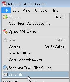 To open Adobe Reader in a PC Lab: Click on the Start button at the bottom-left of the screen. Click on All Programs at the bottom of the menu that displays.