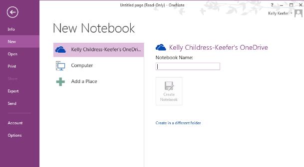 Chapter 5: Diving Deeper Into OneNote How-To Basics: Using OneNote in Your Office Basic Fundamentals Notebooks Notebooks are the first step to organization in OneNote.